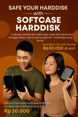 Tempat Harddisk Hardcase HDD SSD Dompet Shockproof Case 2.5 inch
