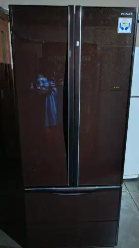 kulkas Hitachi 2 pintu 1 rak freezer