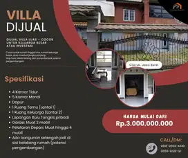 DIJUAL RUMAH LUAS – COCOK UNTUK KELUARGA BESAR ATAU INVESTASI