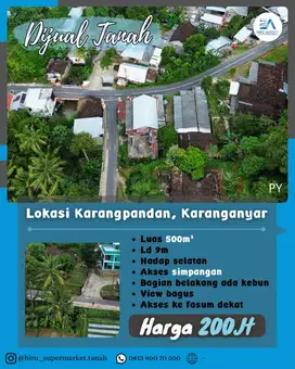 Tanah Pekarangan di Karangpandan