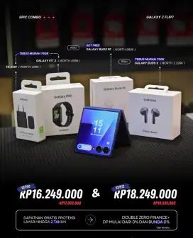 Spesial price Samsung zflip 7 free buds 3