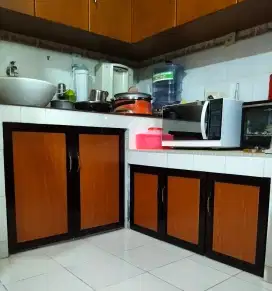 Kitchen set aluminium bawah dapur westafel