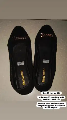 Sepatu Plat Shoes Uk 37