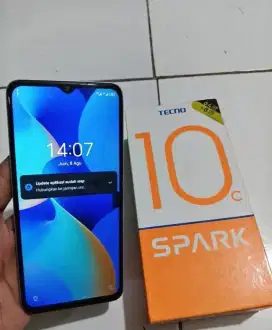 tecno 10c 4/64 like new batrai awet