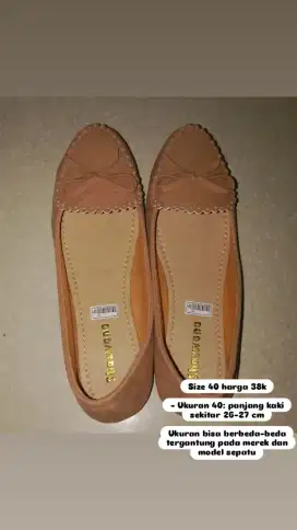 Sepatu Plat Shoes Uk 40