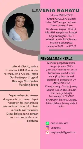 LOKER DONG BUAT SAYA
