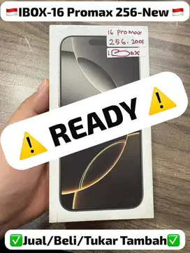 Iphone 16pronax 256gb new garansi ibox - cicilan 0%
