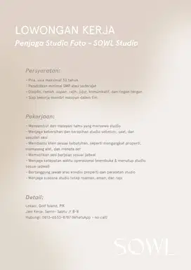 PENJAGA FOTO STUDIO