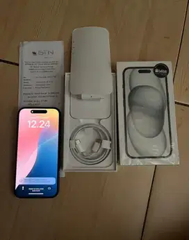 iphone 15 128gb ibox BARU 1 hari BH 100% CC 0