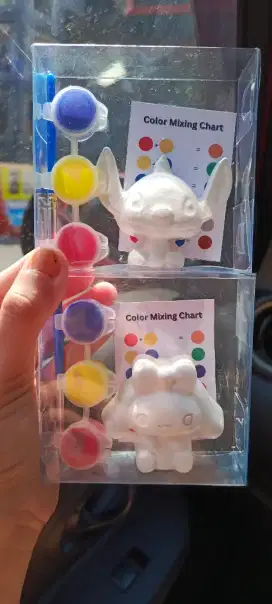 DIY patung lukis mainan edukasi anak