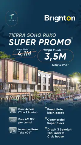 Tierra Soho Darmo harapan Sukomanunggal surabaya