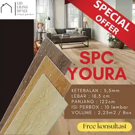 SPC FLOORING YOURA 5,5mm / LANTAI KAYU / INDOOR