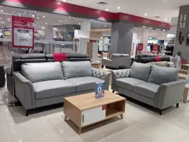 Extra diskon! Sofa set 2+3 dudukan bahan kain
