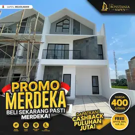 Promo Agustus  Bosstania Sapen Rumah Modern Harga Hemat Lokasi Stragis