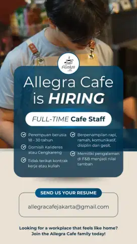 Full-Time Cafe Staff