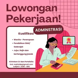 Di butuhkan segera