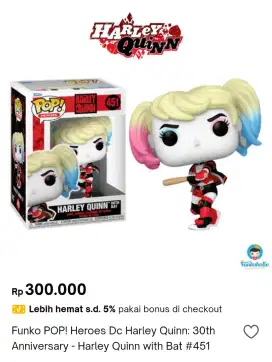 Funko POP!  - Harley Quinn with Bat #451