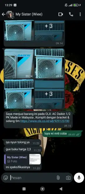 AC DAIKIN , x minat