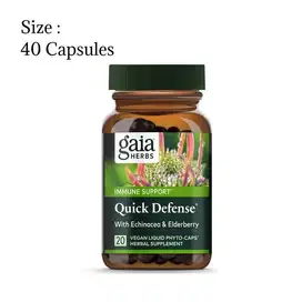 Gaia Herbs Quick Defense Immune Support Supplement