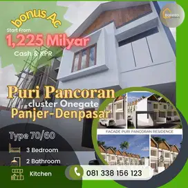 Jual Rumah siap huni 3 kamar Puri Pancoran Residence Panjer Renon bali