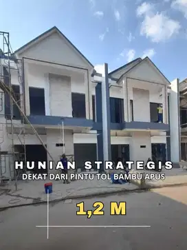 Hunian Strategis 3 Menit Ke Pintu Tol Bambu Apus