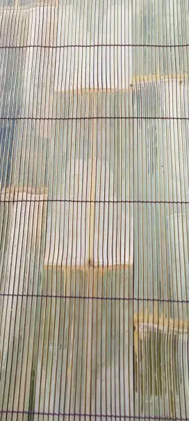 jual krey kayu bambu rotan alas lantai di Fery shop