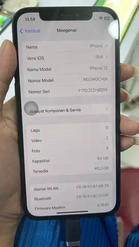 Iphone 12 64gb inter