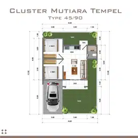 Rumah Cluster Tipe 45/90 – Desain Modern, Kualitas Terbaik