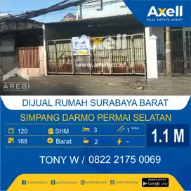 Rumah Simpang Darmo Permai Selatan Dijual
