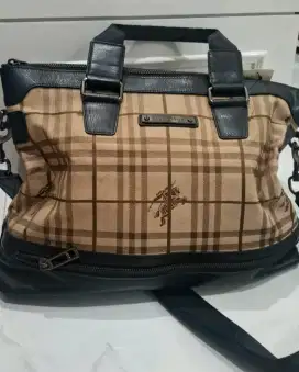 JUAL RUGI TAS BURBERRY ORIGINAL 100% KULIT ASLI