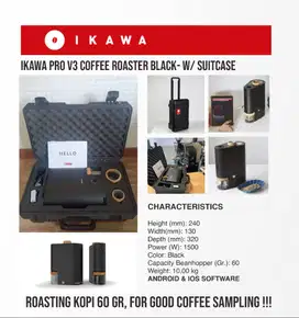 JL NEGO MURAH IKAWA PRO V 3 COFFEE ROASTER +BONUS