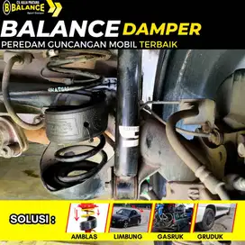 Mengatasi GRUDUK Mobil Tanpa Modif Cukup Pasang BALANCE Spring Buffer