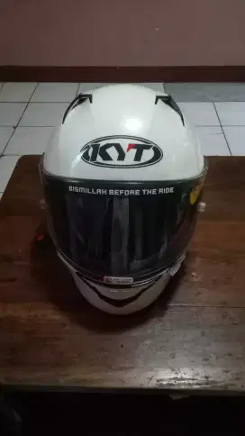 Helm KYT NF-R White Size M