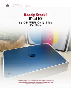iPad 10 64GB Blue Wifi Only Resmi iBox