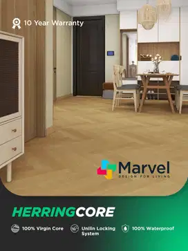 SPC Herringbone MARVEL 5 mm / Lantai motif kayu