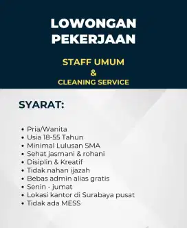 Lowongan pekerjaan