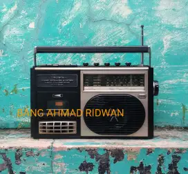 CROWN tape kaset pita radio MW AM SW antik jadul kuno tua klasik