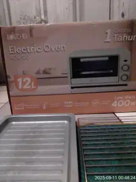 Dijual cepat oven listrik merk ROSCHEL 12 L low Watt 400w