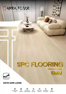SPC Akira 5 mm Ixpe - Lantai SPC Murah Ekonomis Warna Manis