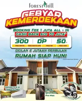 Siap huni foresthill parung panjang banyak promo menarik