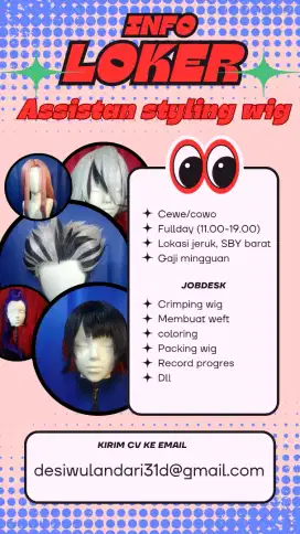 Loker Asisten Wig stylish