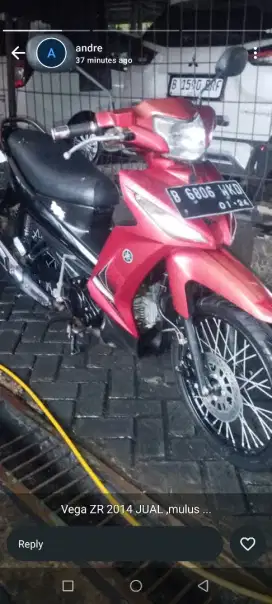 motor bekas vega ZR