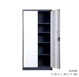 Lemari Dokumen File Arsip / Rak Filing Kabinet Full Besi Sliding