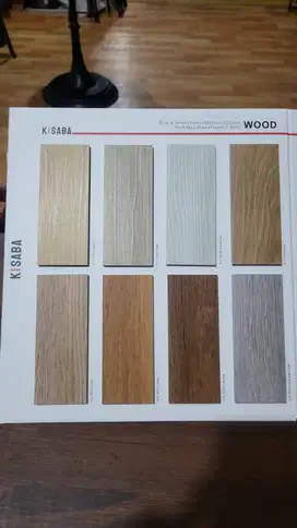 Lantai Flooring Kayu SPC Klik Vinyl Kisaba 5mm / Vinyl Klik Kayu New