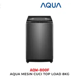 Mesin Cuci AQUA Top Loading 8KG AQW-800F