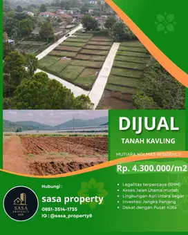 Tanah SHM 124 m² Mutiara Kolmas cimahi, Akses Mudah Jalan Kol. Masturi