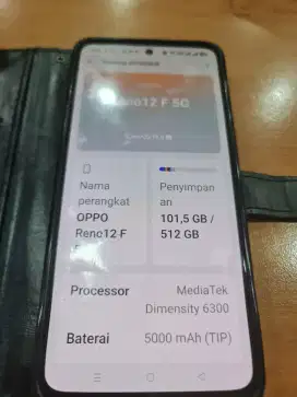 Dijual Oppo Reno 12 F Ram 12 / 512 gb
