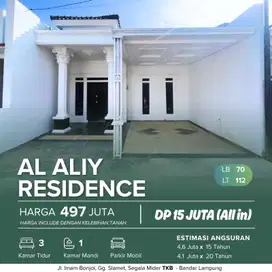Perumahan Al'Aliy Residence di Sgala Mider Murah & Strategis Lampung