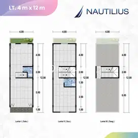 DIJUAL TOWNHOUSE JALAN ISMAILIYAH KOMPLEK NAUTILIUS KOTA MATSUM II