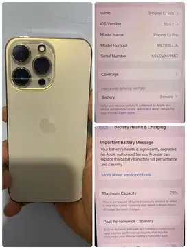 Iphone 13 Pro 128 Gb ios 16.4.1